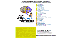 Desktop Screenshot of bromastelefonicas.es